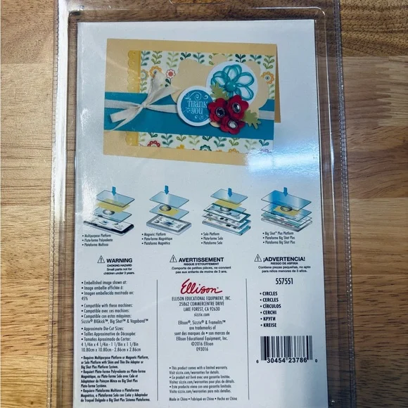 Sizzix Circle Framelits Die Set 557551 - Picture 2 of 2